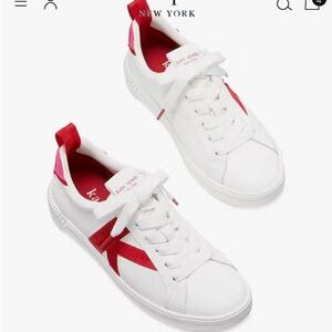 Nwts! ♠️Kate spade “K as in Kate court sneakers”